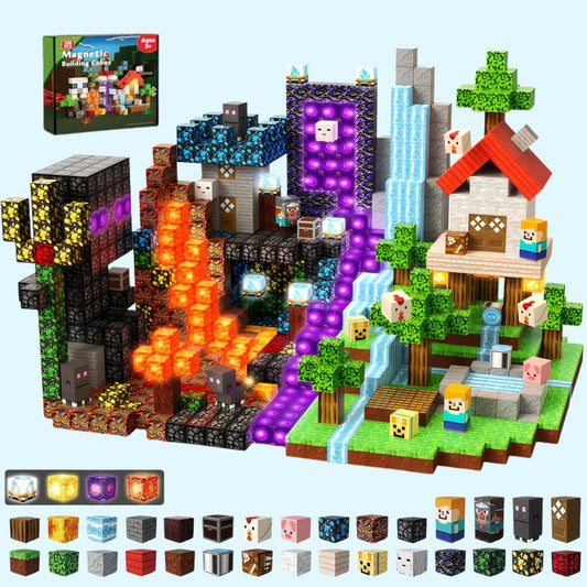 Magnetische Baublöcke LED Edition